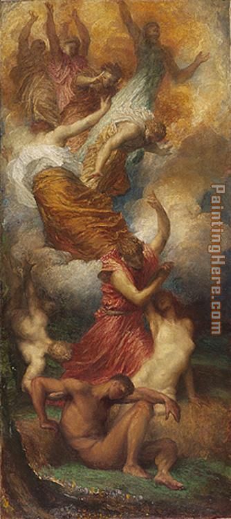 The Creation of Eve painting - George Frederick Watts The Creation of Eve art painting The Creation of Eve painting - George Frederick Watts The Creation of Eve art painting